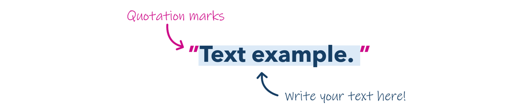 Image of Arcade syntax for text in code where they should be marked with double quotation marks on either side of the text.